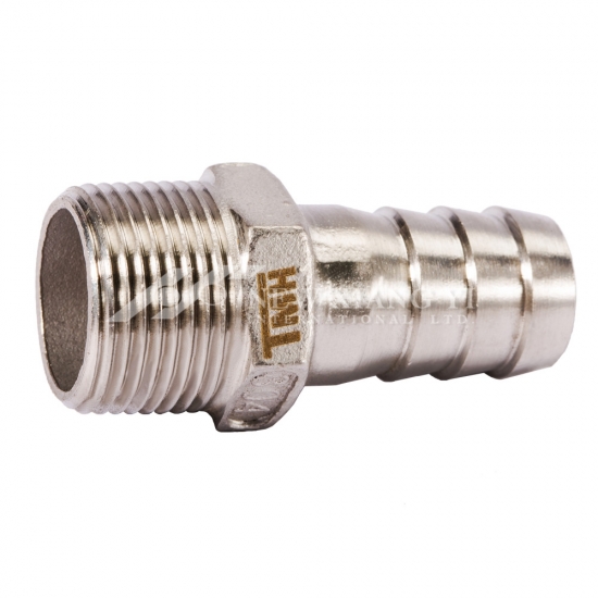 Stainless steel hose connector
